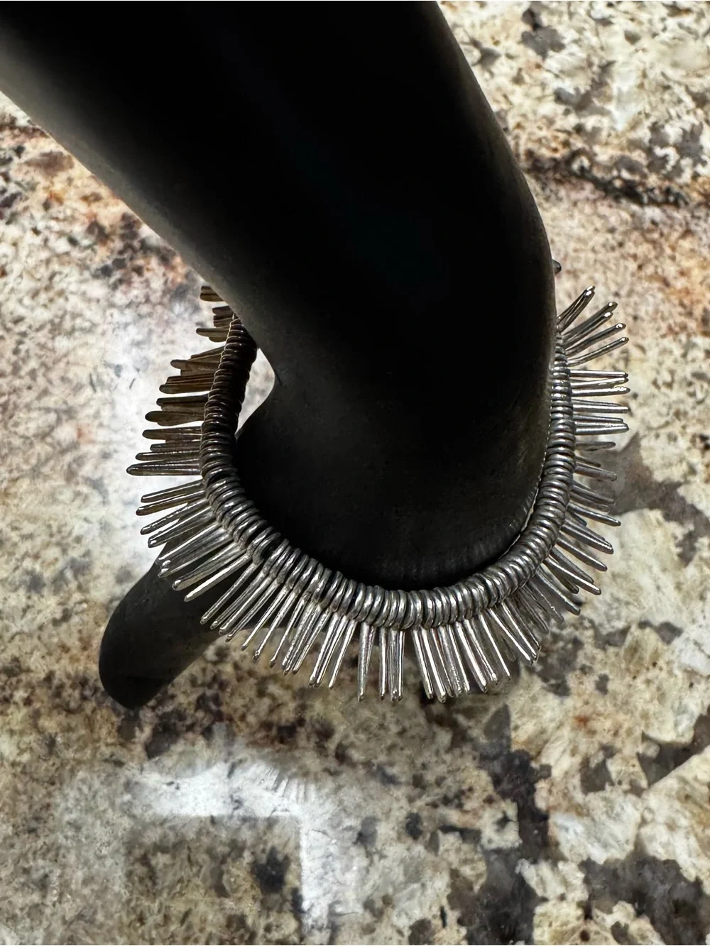 JILL PLATNER RARE!!! Handcrafted Sterling Silver Spike Bracelet.  SEA URCHIN?